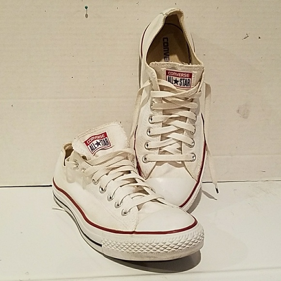 CONVERSE ALL STAR UNISEX WHITE SNEAKERS - Picture 1 of 4